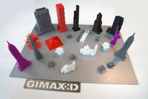 Oggetti in ABS realizzati con una stampante economica prodotta dall’azienda italiana Gimax 3D basata sulla FDM, tecnologia accessibile perfetta per la realizzazione di prototipi concettuali.
