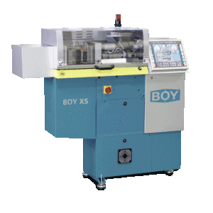 La pressa Boy XS del produttore tedesco Dr.Boy stamperà a ciclo continuo il gadget in polipropilene dell’area espostiva “Fabbricare con la stampa 3D”.